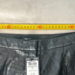 Pantalon slim effet croco Vero Moda VM Wren HW Slim Croc Pants femme noir taille S — vue 8