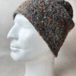 Bonnet Spot JA4057 unisexe gris chiné multicolore taille TU — vue 4