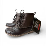 Bottines enfant fourrées marron foncé taille 30 — vue 2