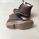 Bottines enfant fourrées marron foncé taille 30 — vue 4