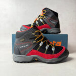 Chaussures de randonnée enfant Twister WP Kid noir/rouge taille 34 — vue 3