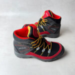 Chaussures de randonnée enfant Twister WP Kid noir/rouge taille 34 — vue 4