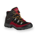 Chaussures de randonnée enfant Twister WP Kid noir/rouge taille 34 — vue 14