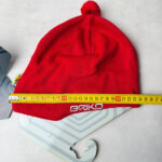Bonnet à pompon Briko unisexe rouge taille TU — vue 3
