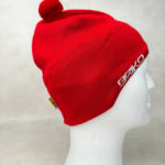 Bonnet à pompon Briko unisexe rouge taille TU — vue 6