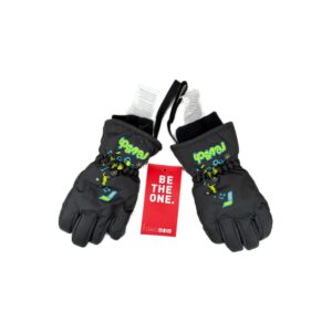 Gants de ski enfant noir taille EU IV / 4-5 ans