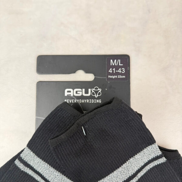 Couvre-chaussettes de vélo AGU unisexe noir taille M/L (41-43) — vue 3