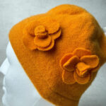 Bonnet femme orange taille 58 — vue 3