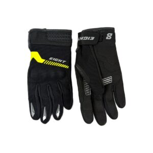 Gants de moto First GAN001 homme noir taille S / 8