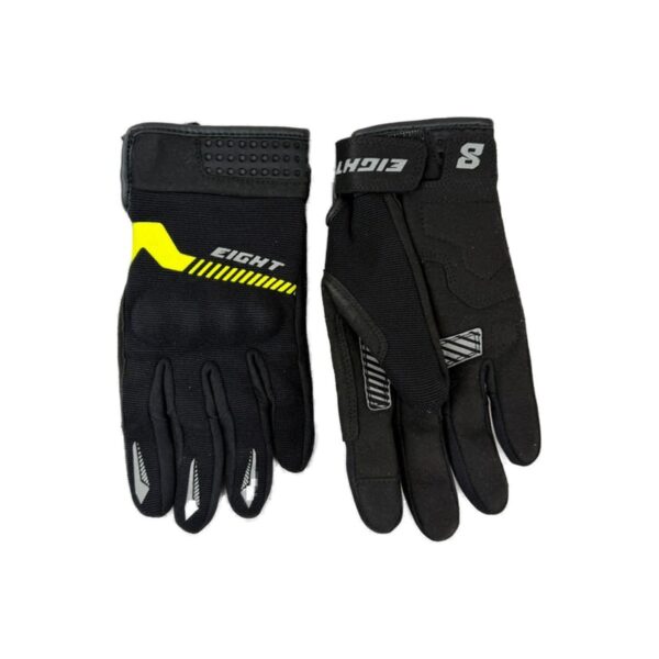 Gants de moto First GAN001 homme noir taille S / 8