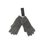Gants en maille Bickley + Mitchell unisexe gris chiné taille TU