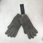 Gants en maille Bickley + Mitchell unisexe gris chiné taille TU — vue 2