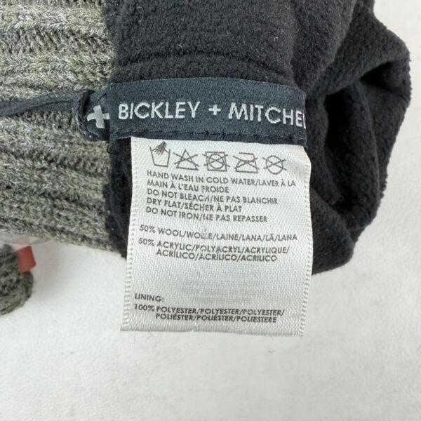 Gants en maille Bickley + Mitchell unisexe gris chiné taille TU — vue 5