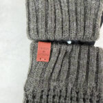Gants en maille Bickley + Mitchell unisexe gris chiné taille TU — vue 6