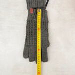 Gants en maille Bickley + Mitchell unisexe gris chiné taille TU — vue 7