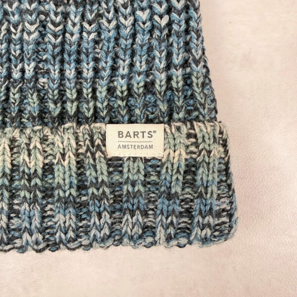 Bonnet enfant Barts Akotan Beanie Kids bleu marine chiné taille 55 cm (8 ans et plus) — vue 6