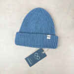 Bonnet côtelé à revers Weekend Beanie unisexe bleu clair taille TU — vue 2