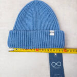 Bonnet côtelé à revers Weekend Beanie unisexe bleu clair taille TU — vue 3