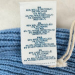 Bonnet côtelé à revers Weekend Beanie unisexe bleu clair taille TU — vue 6