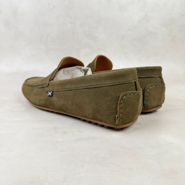 Mocassins de conduite unisexe vert kaki taille 41 — vue 5