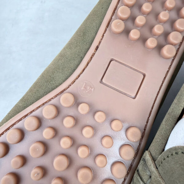 Mocassins de conduite unisexe vert kaki taille 41 — vue 8