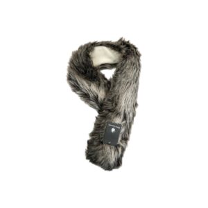 Écharpe en fausse fourrure Blanc Bonnet unisexe gris taupe taille TU