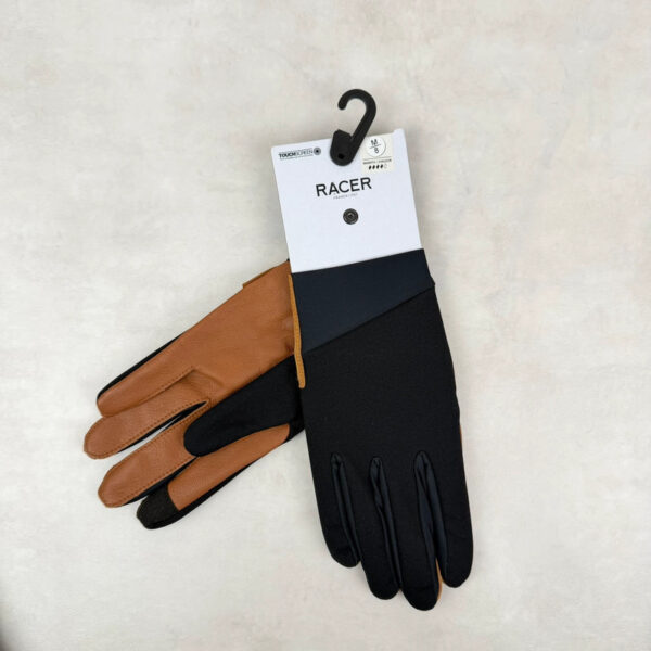 Gants Racer Bucket unisexe marron taille M — vue 2