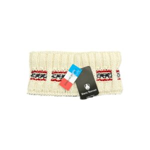 Bandeau tricoté Blanc Bonnet unisexe écru taille TU
