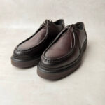 Chaussures derby à lacets homme marron foncé taille 43 — vue 2