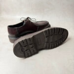 Chaussures derby à lacets homme marron foncé taille 43 — vue 4