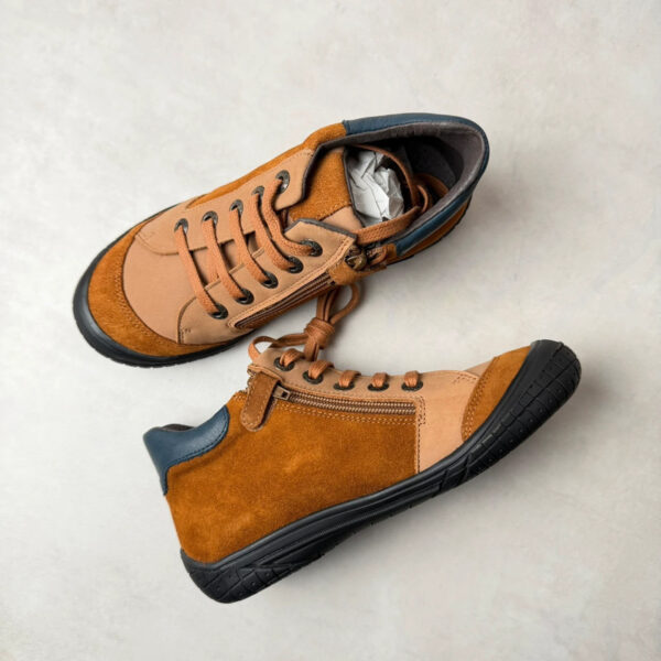 Baskets montantes cognac taille 35 — vue 4