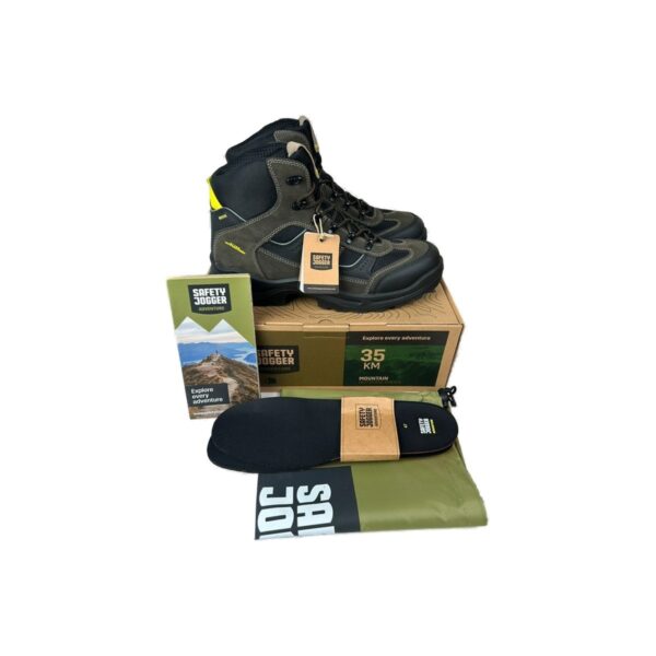 Chaussures de randonnée montantes Safety Jogger Rica homme noir taille 47