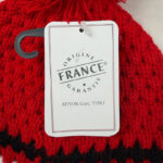 Bonnet à pompon enfant Blanc Bonnet rouge taille TU — vue 4