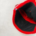 Bonnet à pompon enfant Blanc Bonnet rouge taille TU — vue 5