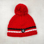 Bonnet à pompon enfant Blanc Bonnet rouge taille TU — vue 6