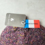 Bonnet Blanc Bonnet unisexe violet multicolore taille TU — vue 3
