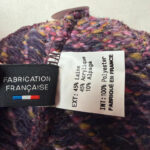 Bonnet Blanc Bonnet unisexe violet multicolore taille TU — vue 8