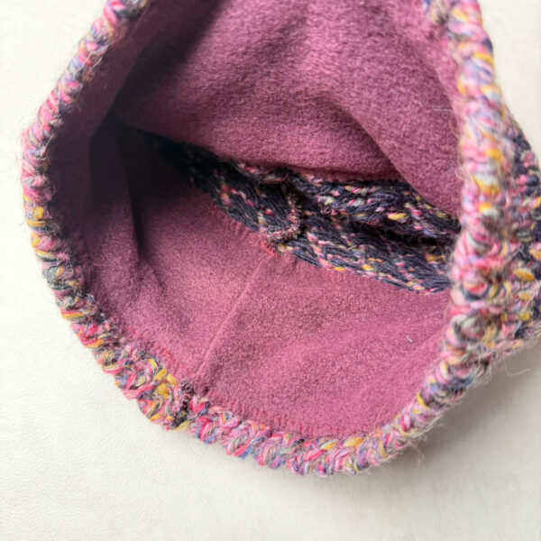 Bonnet Blanc Bonnet unisexe violet multicolore taille TU — vue 10