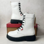 Bottines à lacets Levi's Joss unisexe blanc taille 36 — vue 2