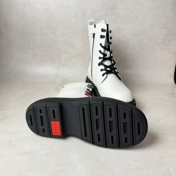 Bottines à lacets Levi's Joss unisexe blanc taille 36 — vue 6