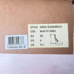 Bottines à lacets Levi's Joss unisexe blanc taille 36 — vue 9
