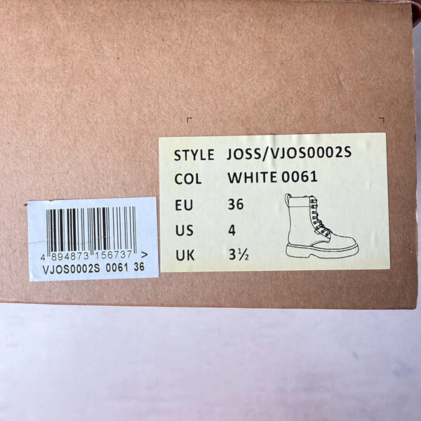 Bottines à lacets Levi's Joss unisexe blanc taille 36 — vue 9
