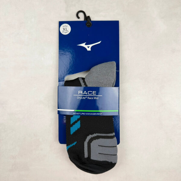 Chaussettes de running mi-mollet DryLite Race Mid unisexe noir taille XL (EU 44-46) — vue 3