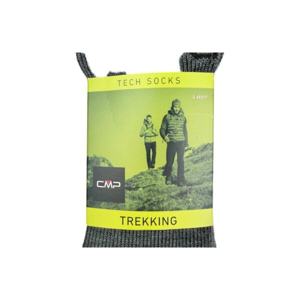 Chaussettes de trekking unisexe noir/gris anthracite taille 46-48