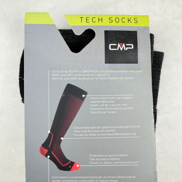 Chaussettes de trekking unisexe noir/gris anthracite taille 46-48 — vue 8