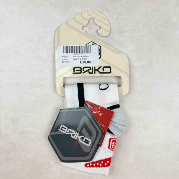 Chaussettes de cyclisme Briko Protek Max Bike unisexe blanc taille S — vue 2