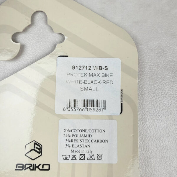 Chaussettes de cyclisme Briko Protek Max Bike unisexe blanc taille S — vue 7