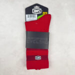 Chaussettes de cyclisme 100% Advocate Performance Sock unisexe rouge taille L/XL (EU 42-46) — vue 3