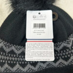 Bonnet à pompon Pipolaki Onova unisexe noir taille TU — vue 8