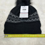 Bonnet à pompon Pipolaki Onova unisexe noir taille TU — vue 11